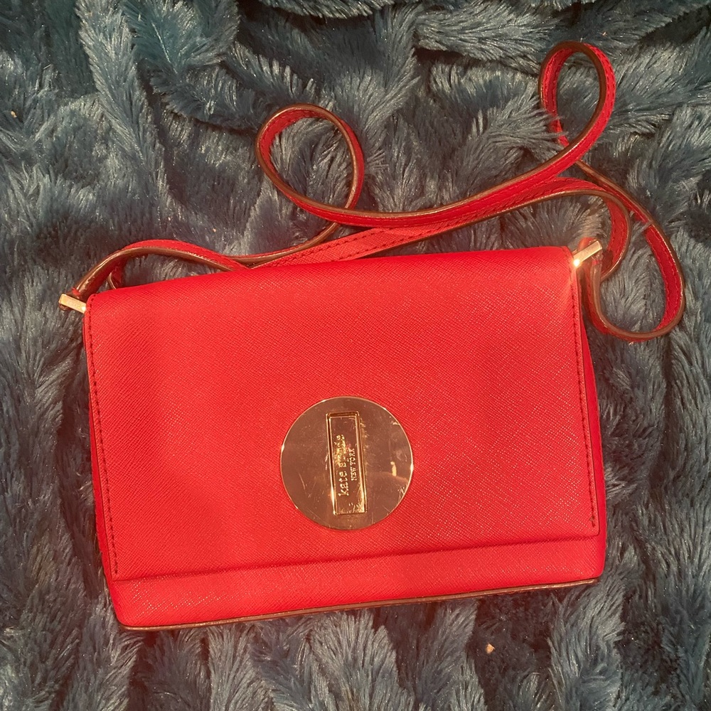 Kate spade red crossbody